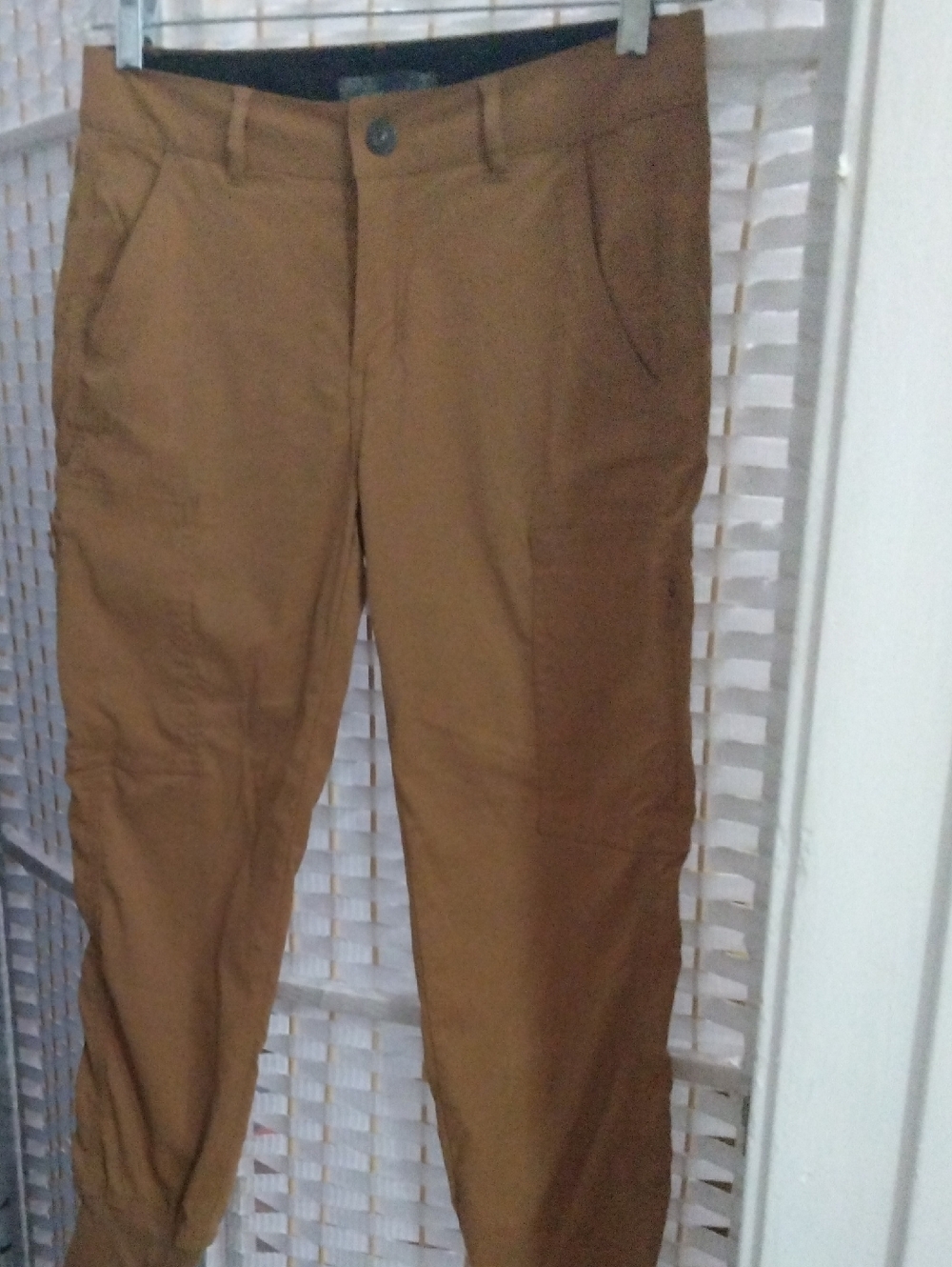 Prana Women's Chino Pants in Cognac Brown